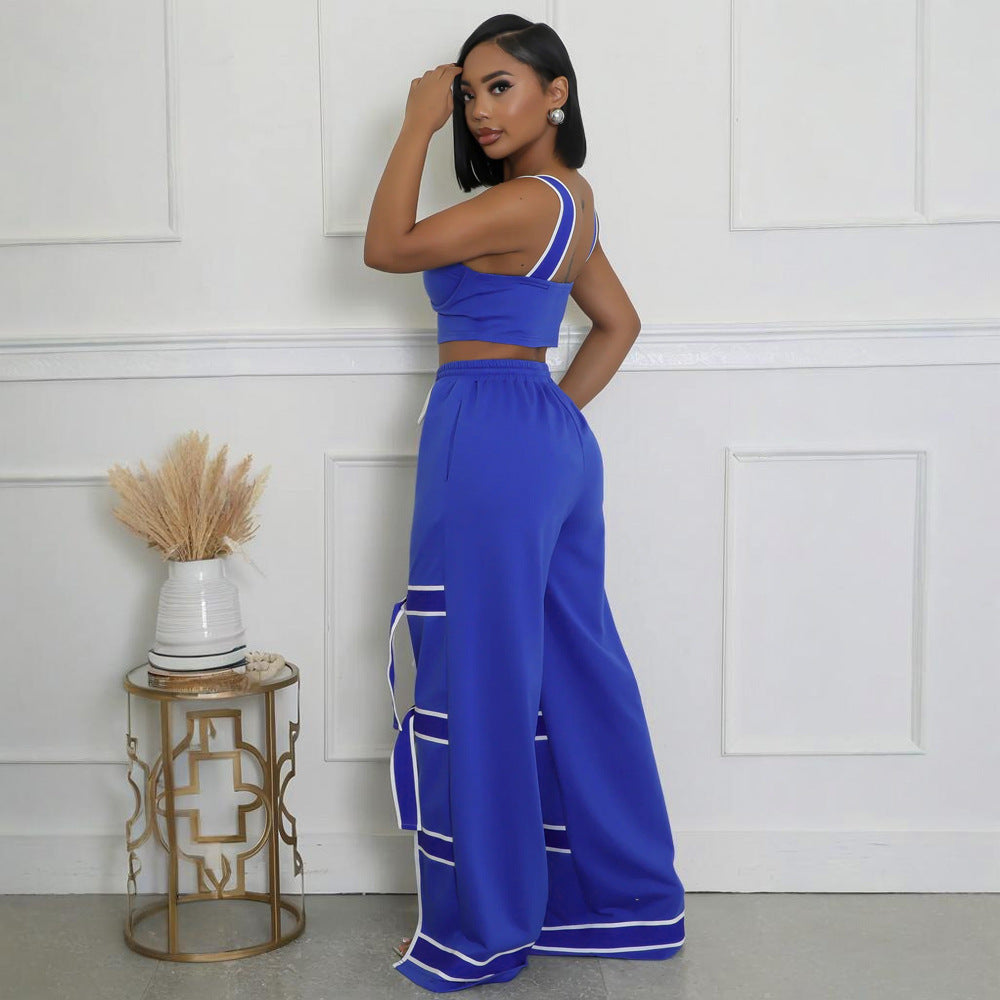 Chic Lace-Up Two-Piece Set Coya
