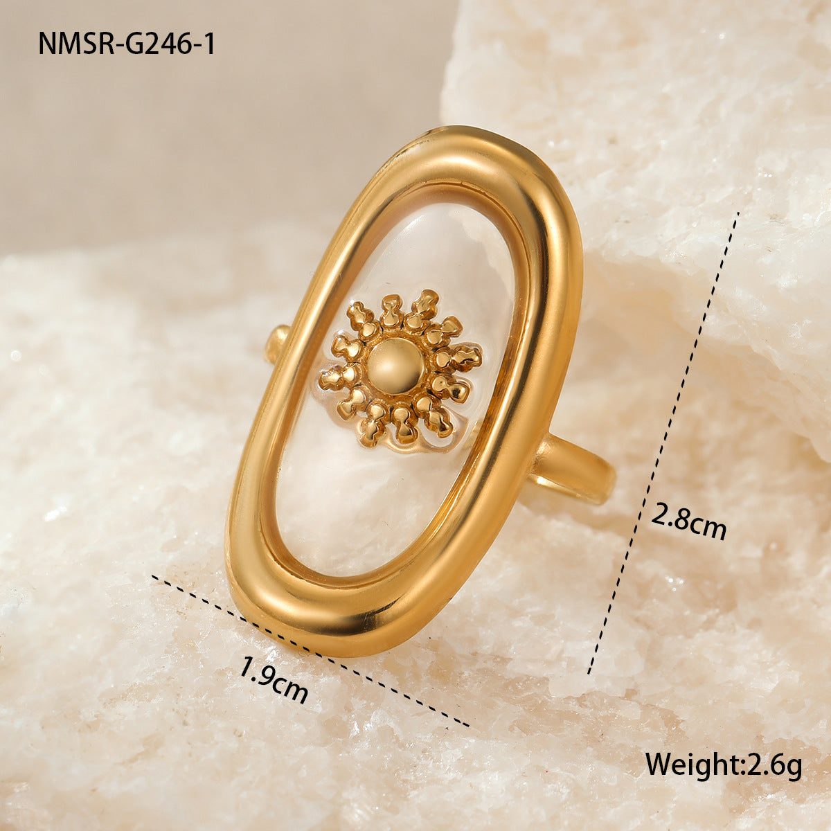 NMSR-G246-1 Sun Ring