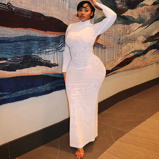 Backless Elegance Slim Maxi Dress Kinci