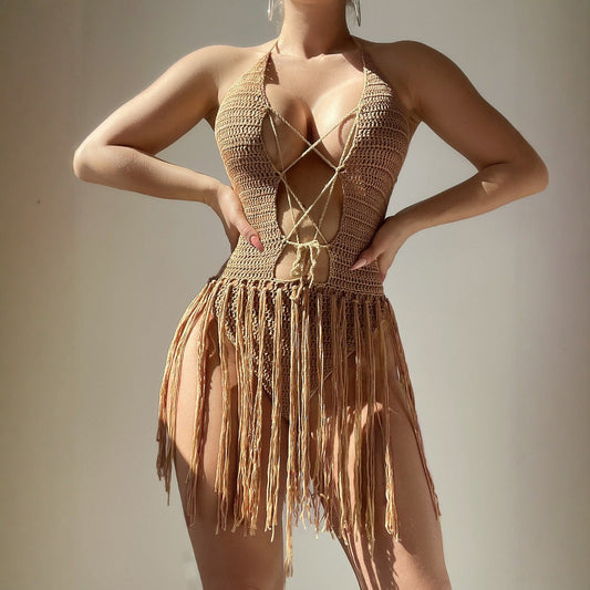 Tassel Temptation Beach Skirt Zunee