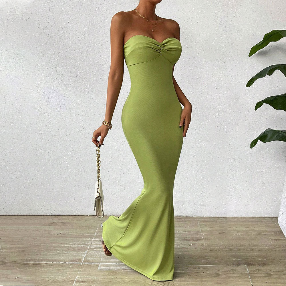 Summer Sizzle Tube Dress Yiskiss